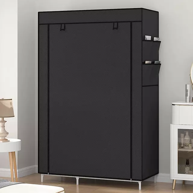 Portable Cloth And Storage Wardrobe Cabinet - Image 2