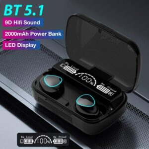 M10 TWS Wireless Earphones Touch Control Bluetooth 5.1 Wireless Headset Waterproof 9D Hifi Quality Earbuds