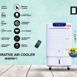 Disnie 55L Evaporative Digital Tower Air Cooler with Remote