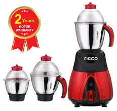 Ricco Blender Mixer And Grinder Set – 1000 Watt, With 2Year Warranty,Meat Chopper, Juicer, Mixer,