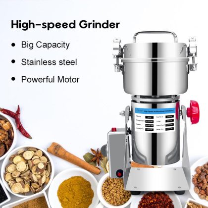 high speed Commercial 1.5Kg Electric Dry Masala & Herbs Spices Grinder 3000W